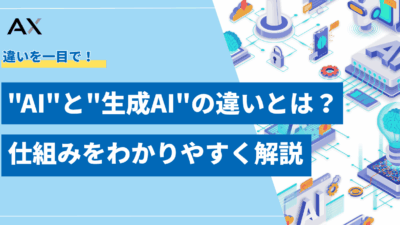 【2025年】AIと生成AIの違いとは？仕組みや活用事例をわかりやすく解説