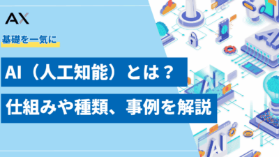 【2025年最新】AI（人工知能）とは？仕組みや種類、ビジネスでの活用事例をわかりやすく解説