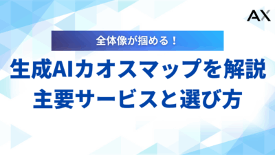 【2025年最新】生成AIカオスマップを解説！主要サービスと選び方のポイント