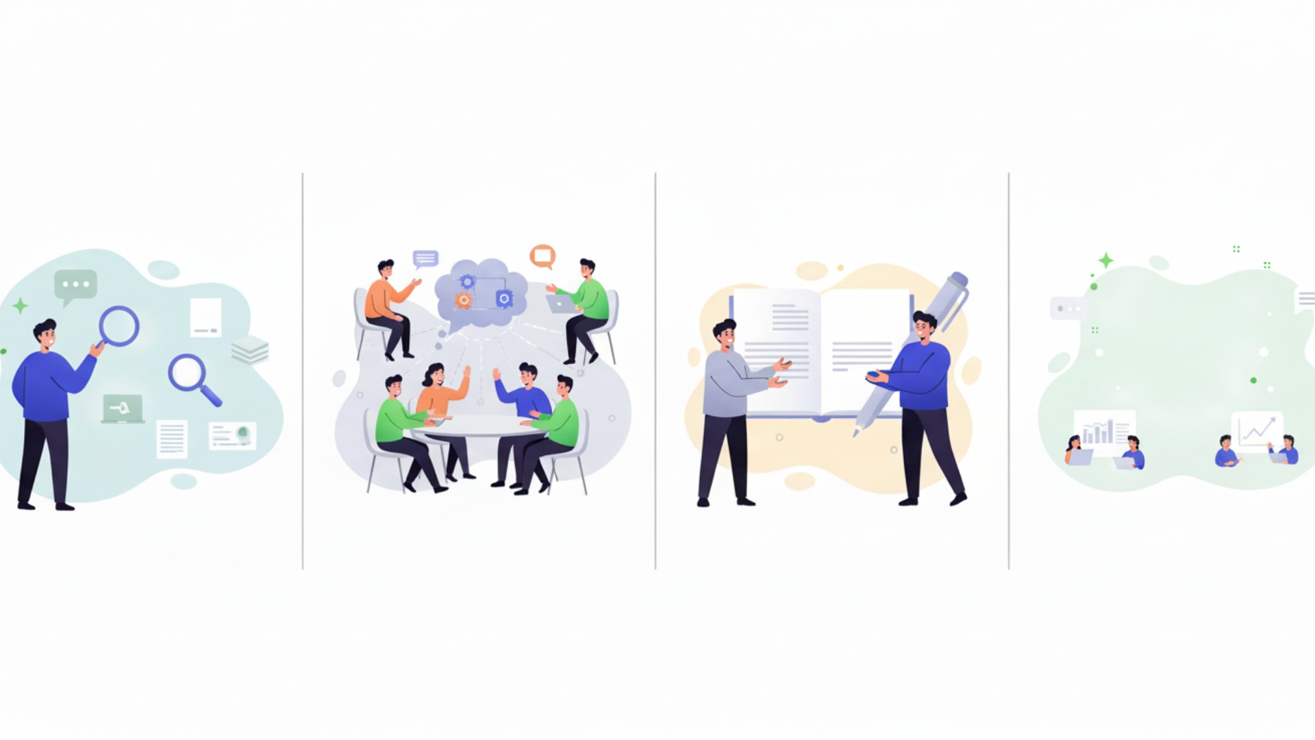 生成AIガイドライン策定の具体的な手順(4ステップ)