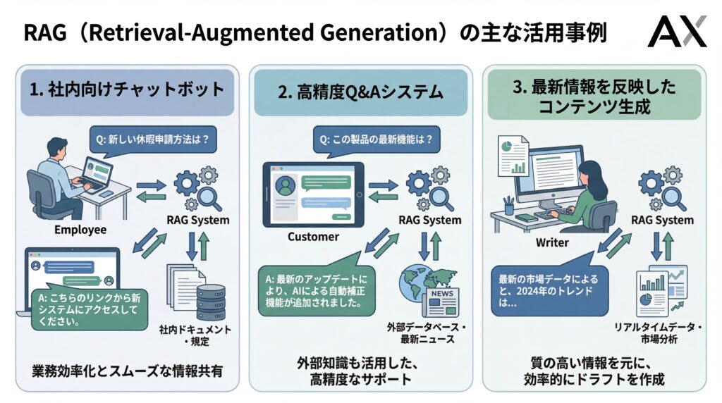 RAGの主な活用事例