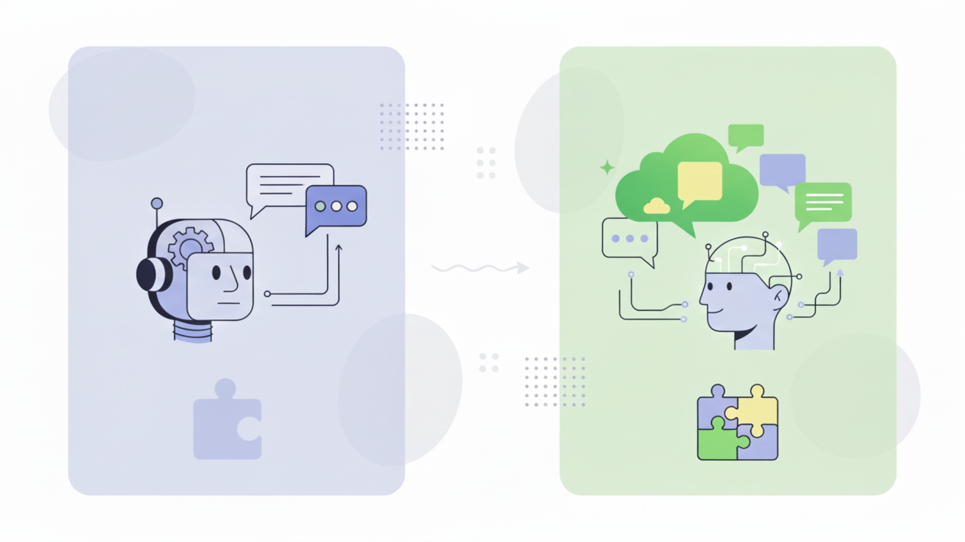 従来のAI翻訳(NMT)とLLM翻訳の主な違い