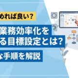 事務 業務効率化 目標設定