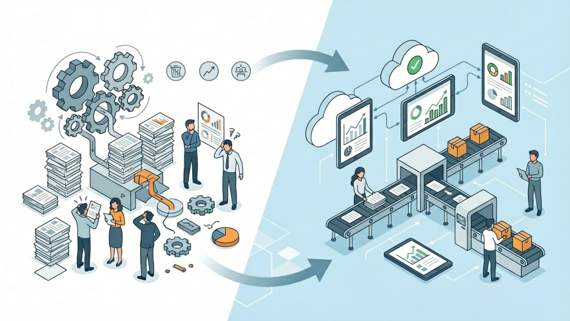 業務効率化とは?生産性向上との違いを正しく理解する