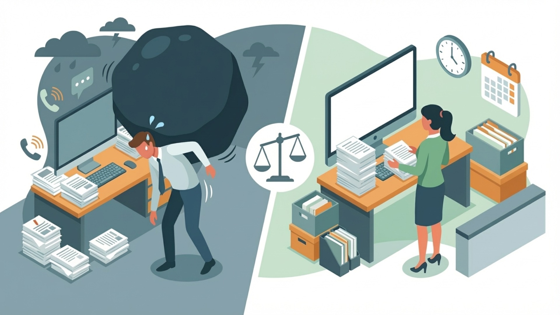 業務負担が高い状態とは?負荷との違いも解説