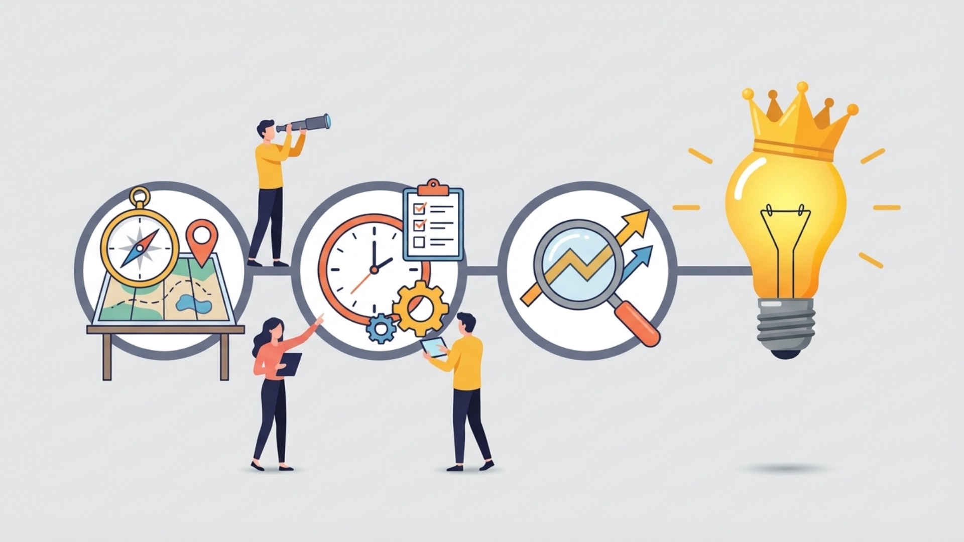 生産性向上の取り組みを成功させるための4つのポイント