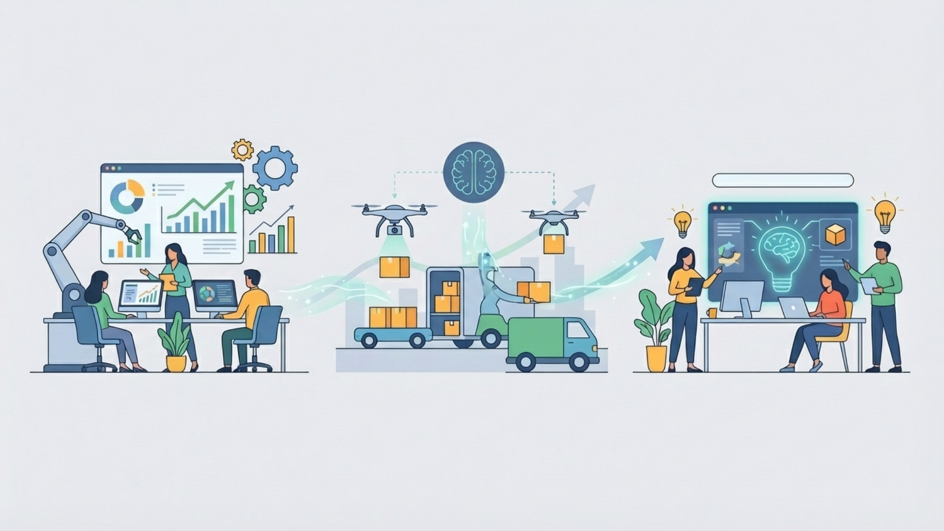 【実例】AI活用で生産性を向上させた企業事例3選