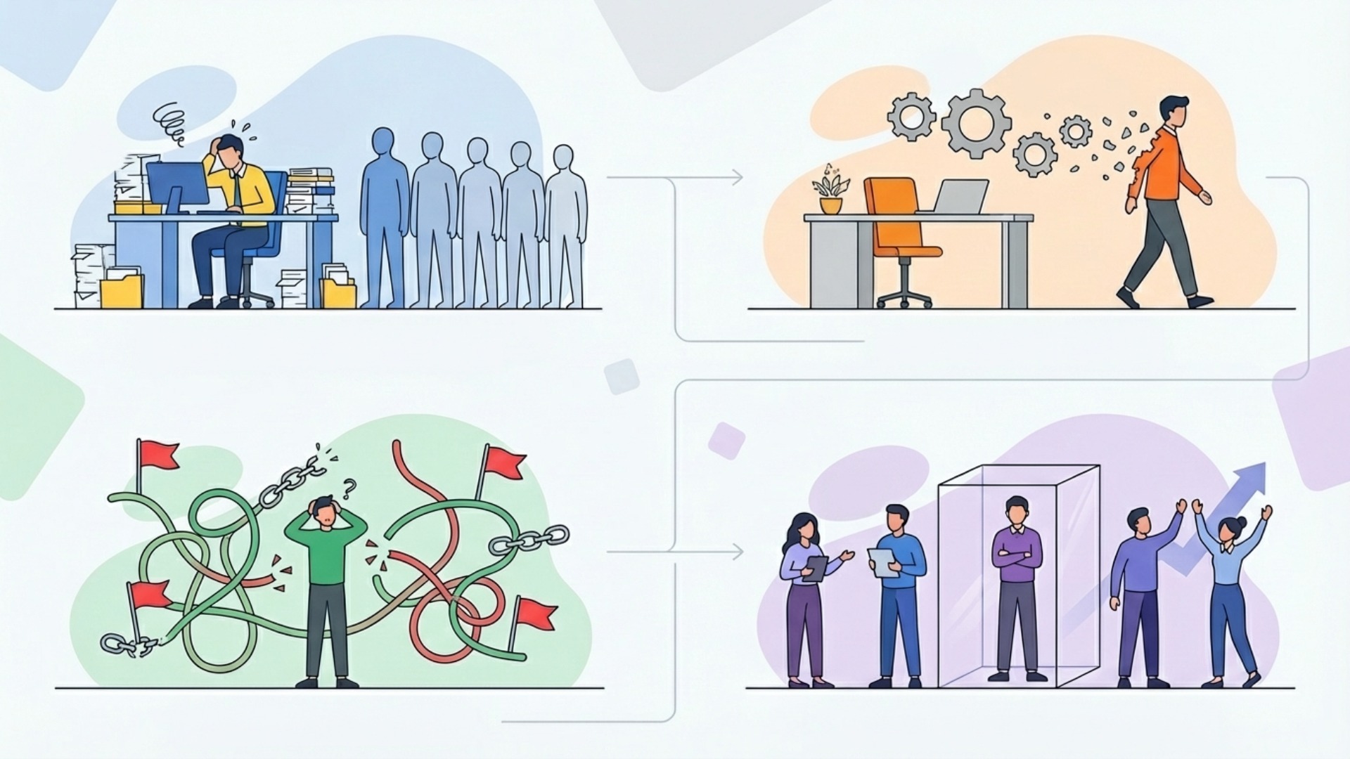 業務の属人化が引き起こす4つの深刻なデメリット