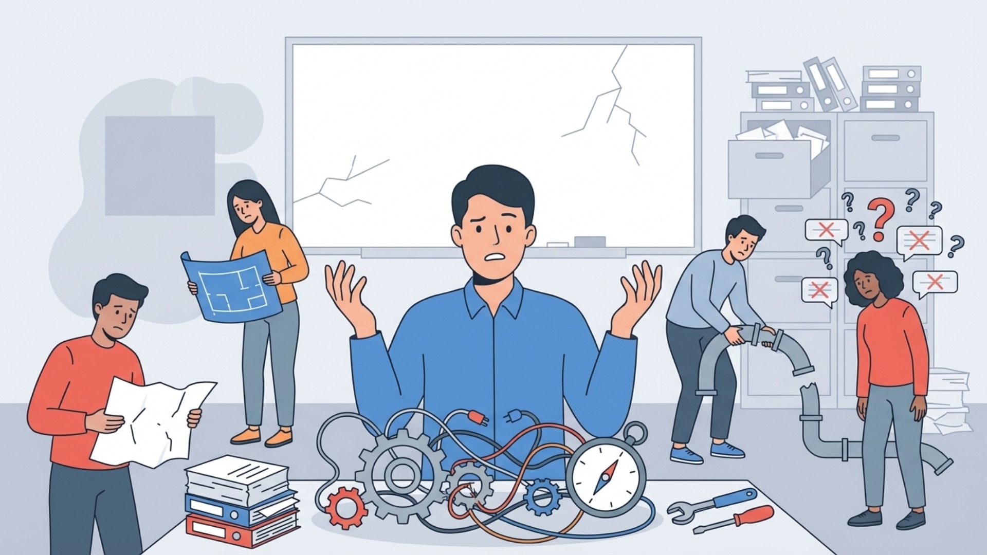 チームの生産性が上がらないマネジメント上の原因