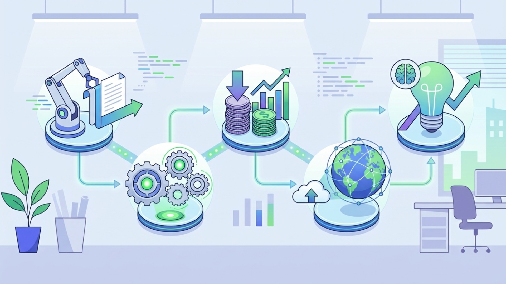 業務自動化の5つの主要なメリット