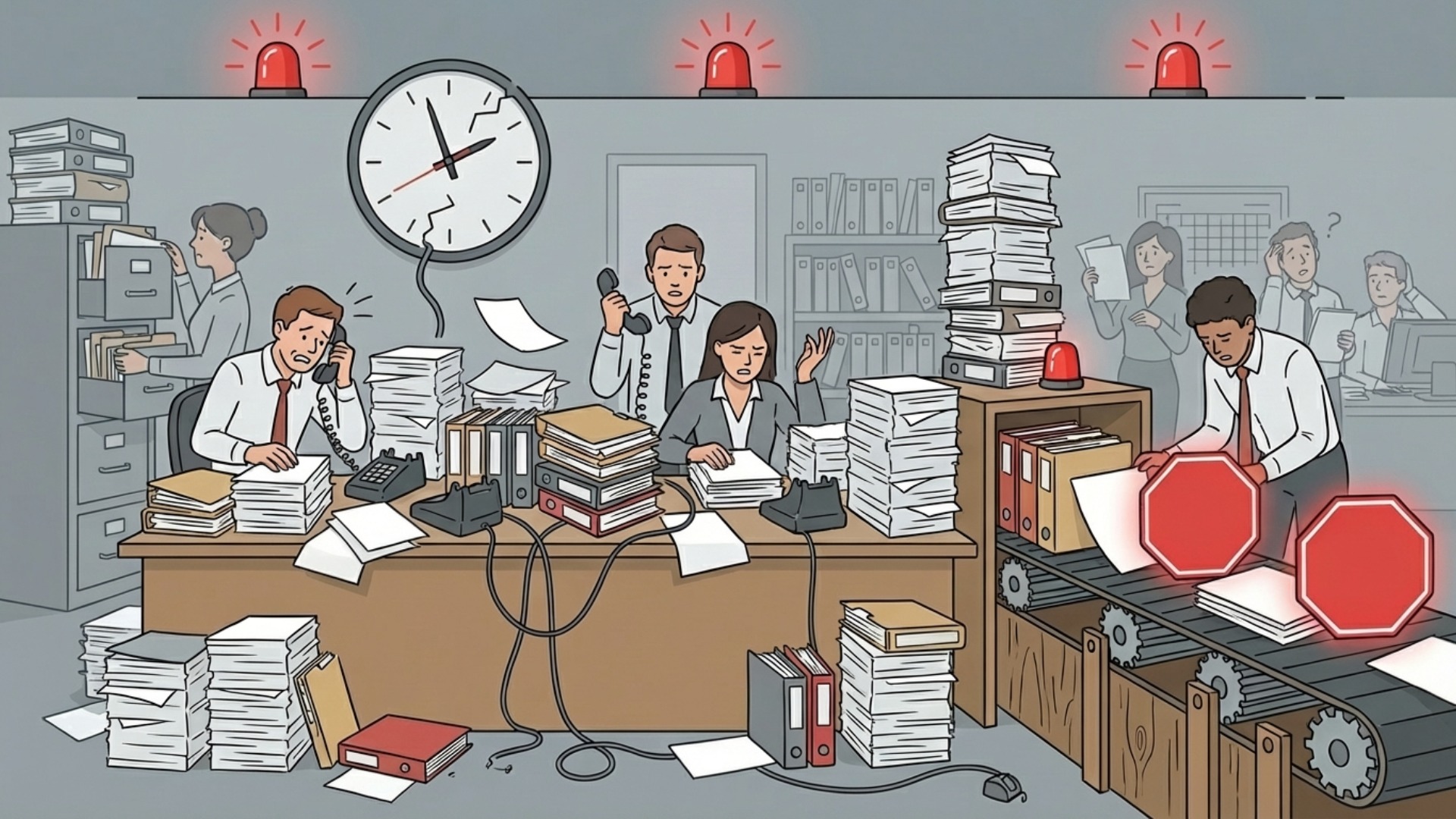 従来のワークフローが抱える一般的な課題