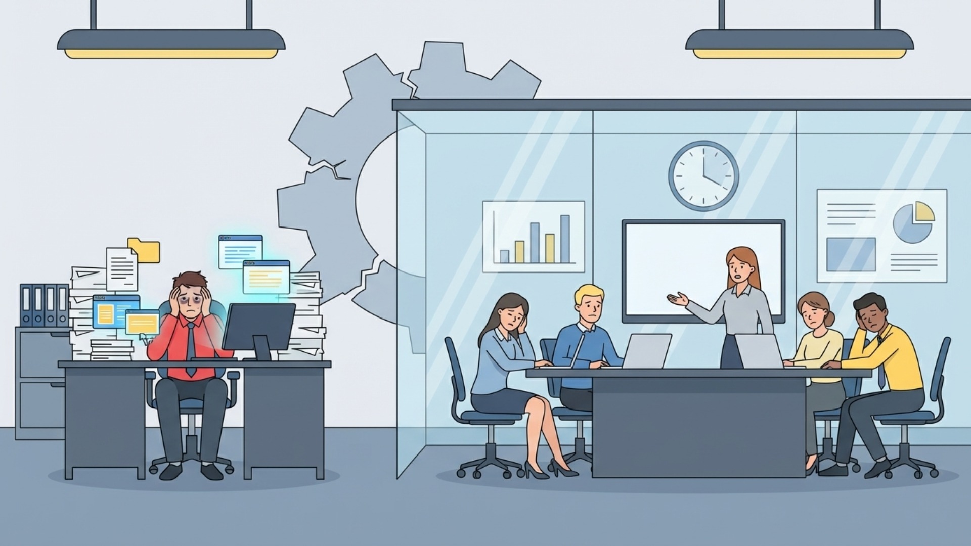 あなたの職場は大丈夫?業務負担が高い組織の共通点