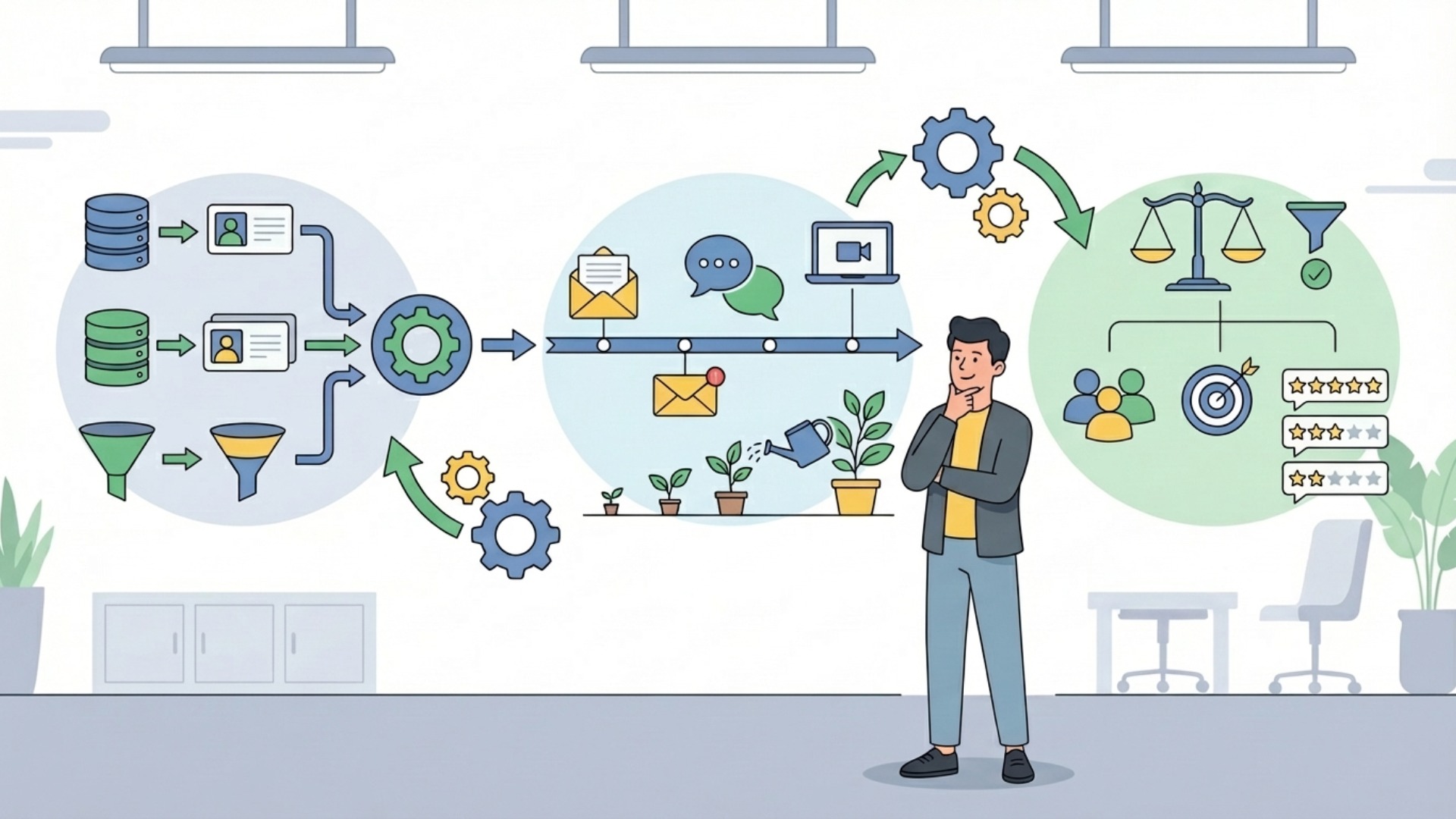 マーケティングオートメーションの主要機能一覧