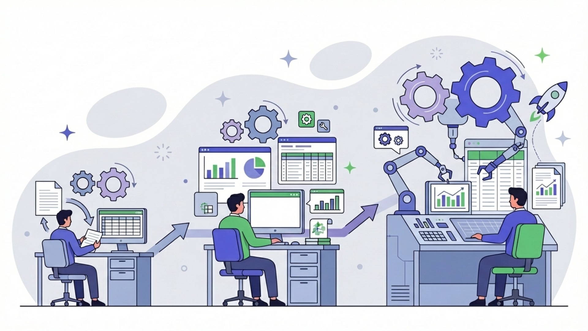 【レベル別】Excel業務効率化の方法を比較