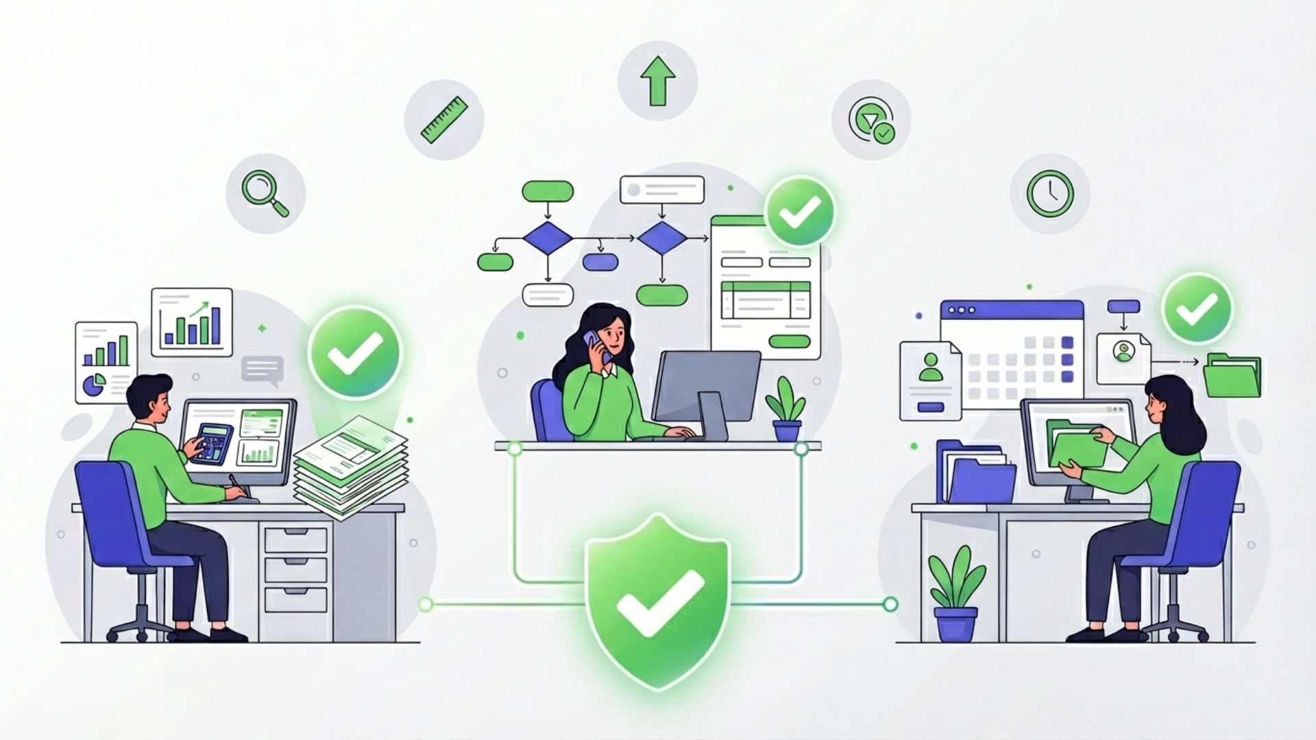 【職種別】事務の業務効率化における目標設定の具体例