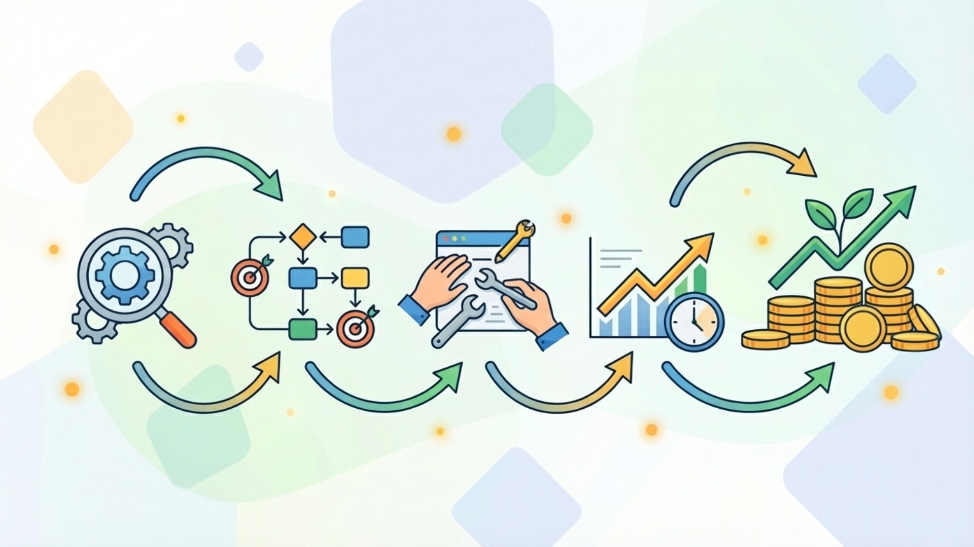 利益に直結する生産性向上のための5ステップ