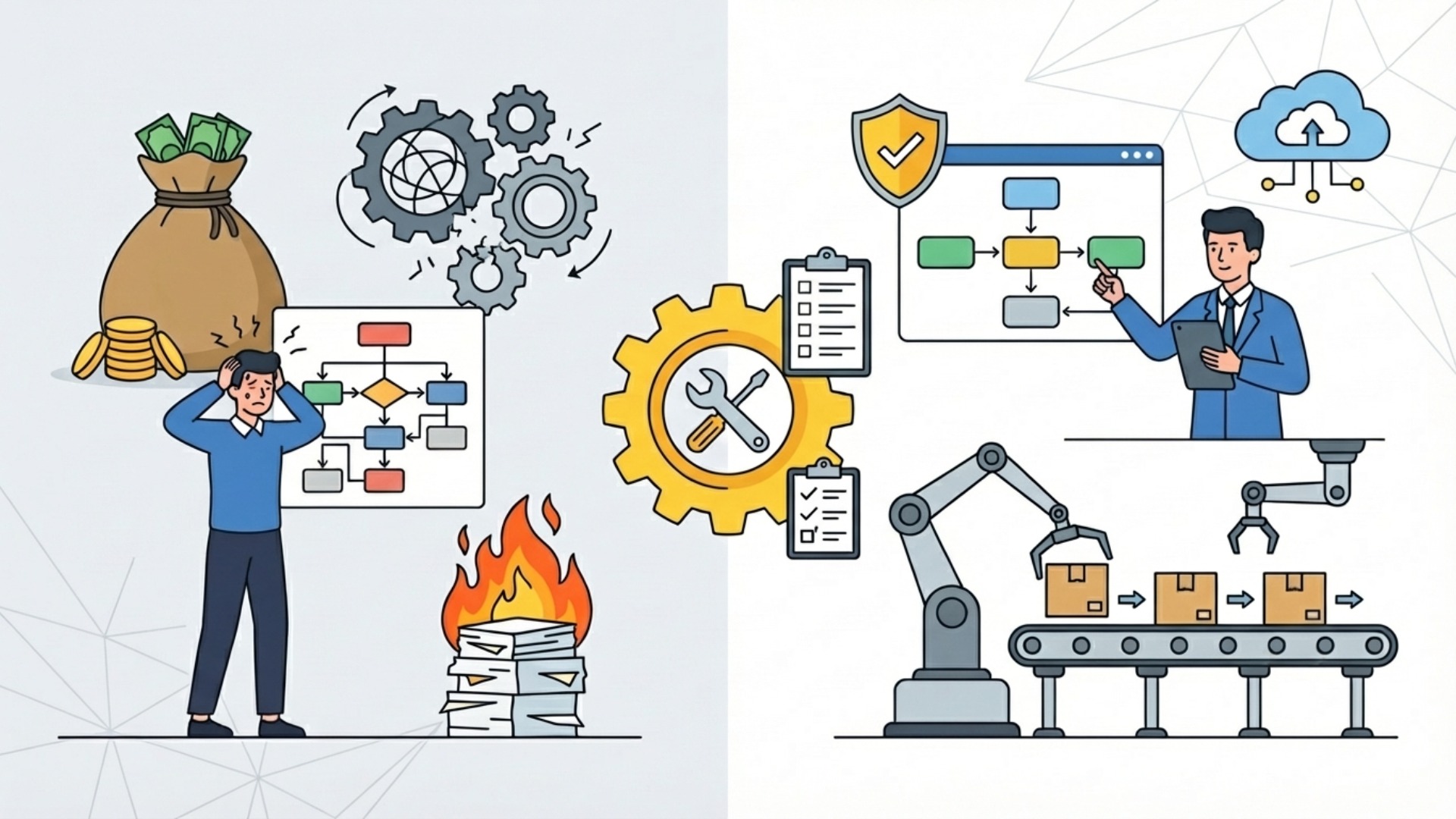 ワークフロー自動化の主なデメリットと対策