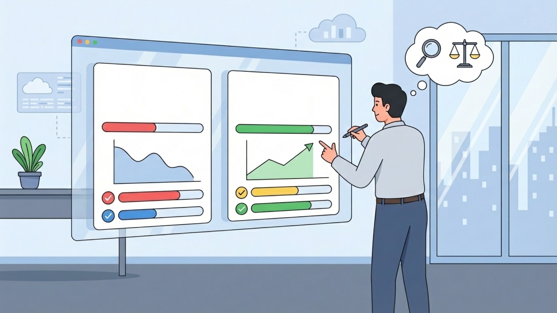 自社の状況を把握する2つの労働生産性指標
