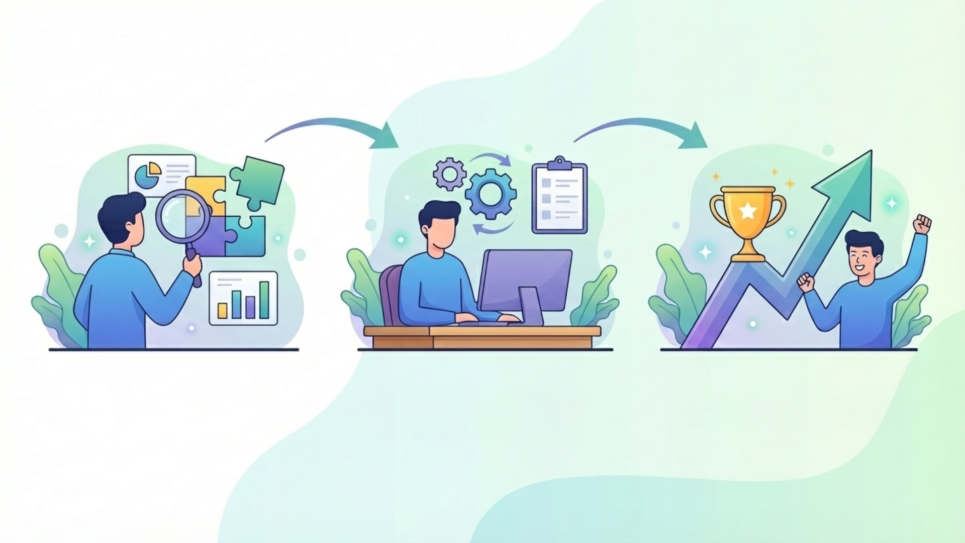 営業効率化を実現するための3ステップ