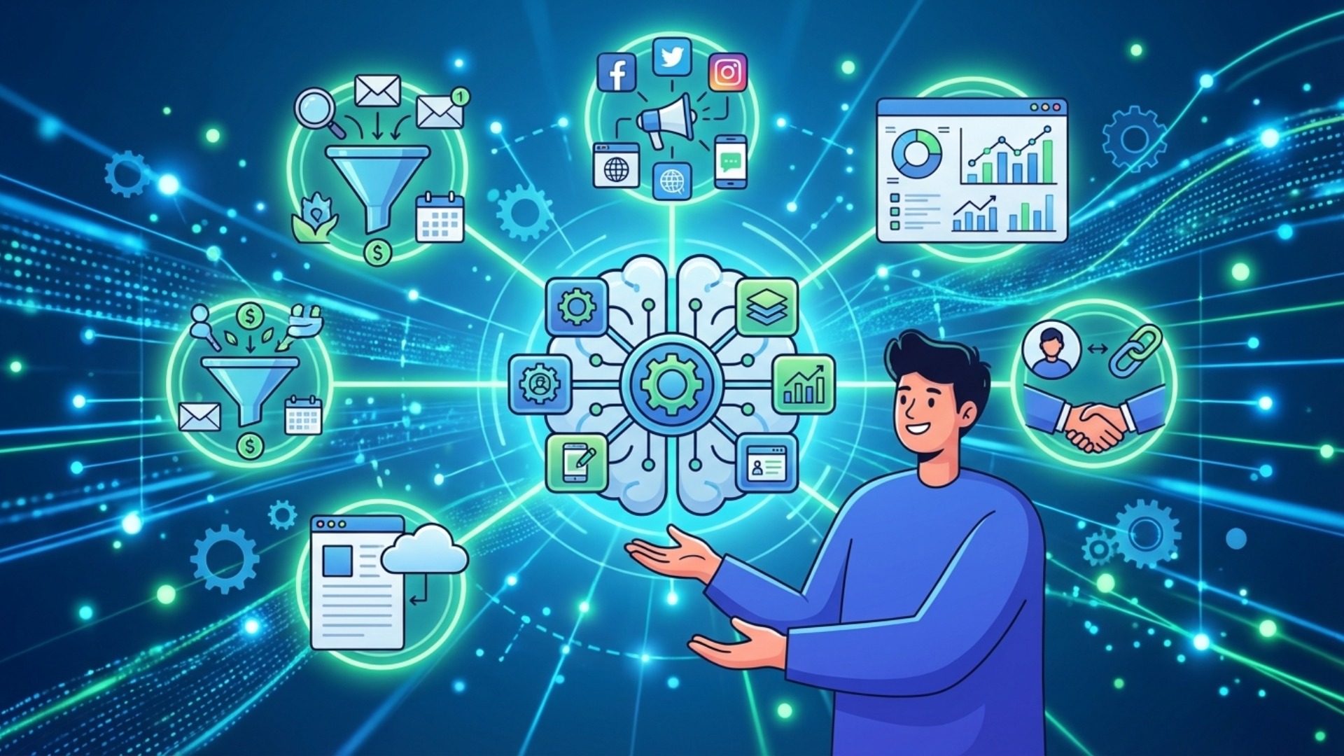 マーケティングオートメーションの主要機能