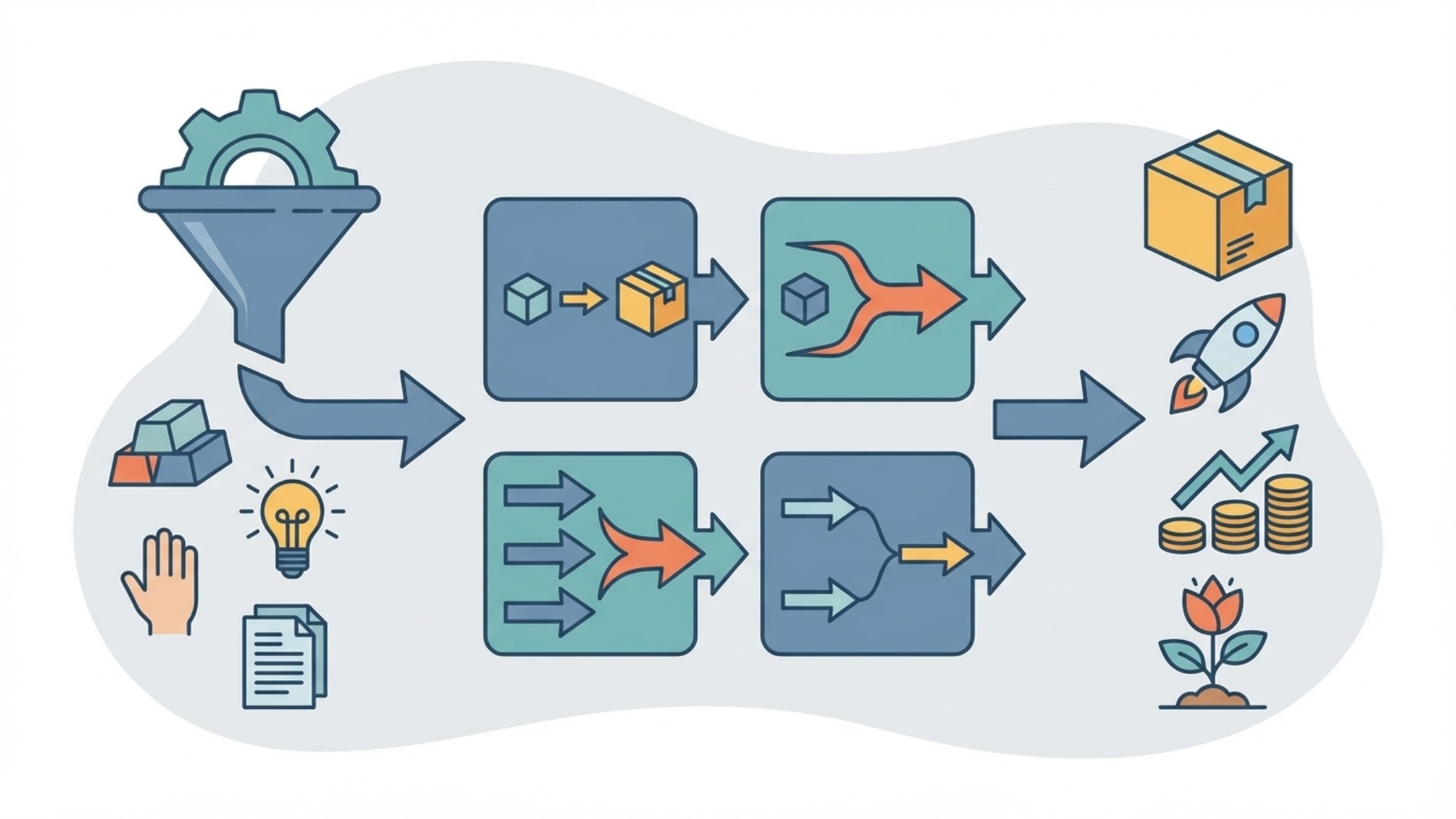 生産性向上の基本的な考え方(インプットとアウトプット)