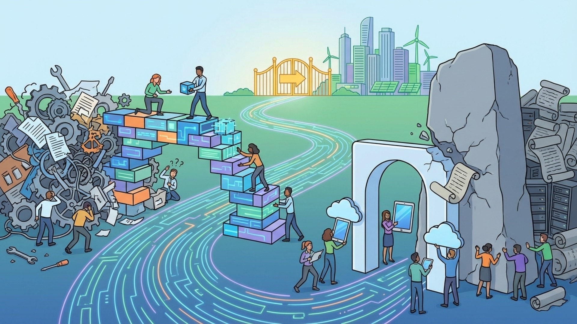 業務効率化を阻む壁と乗り越え方