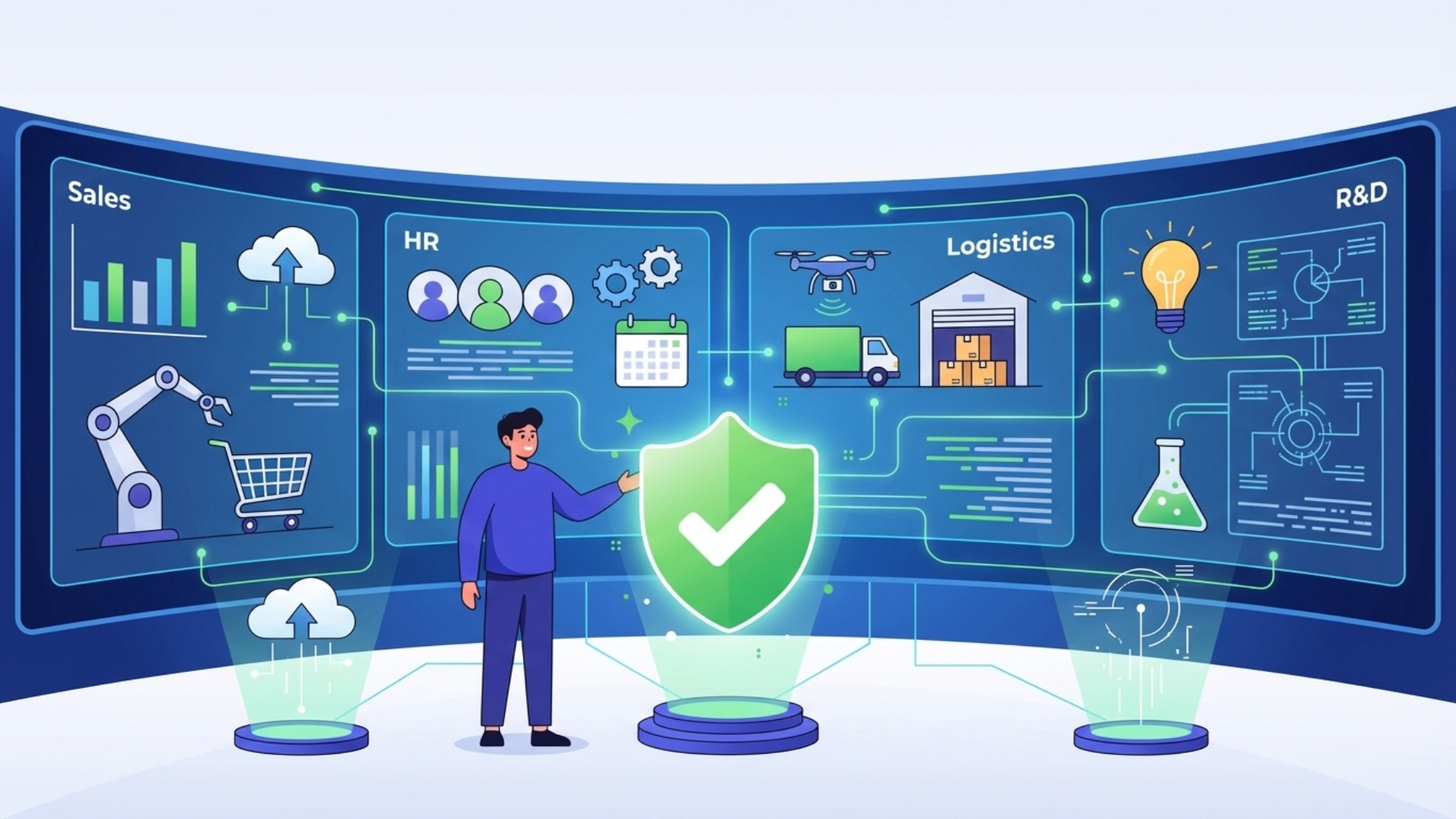 【部門別】DXによる業務効率化の進め方と具体例