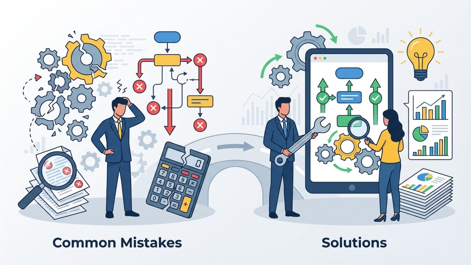 生産性分析でよくある失敗と対策