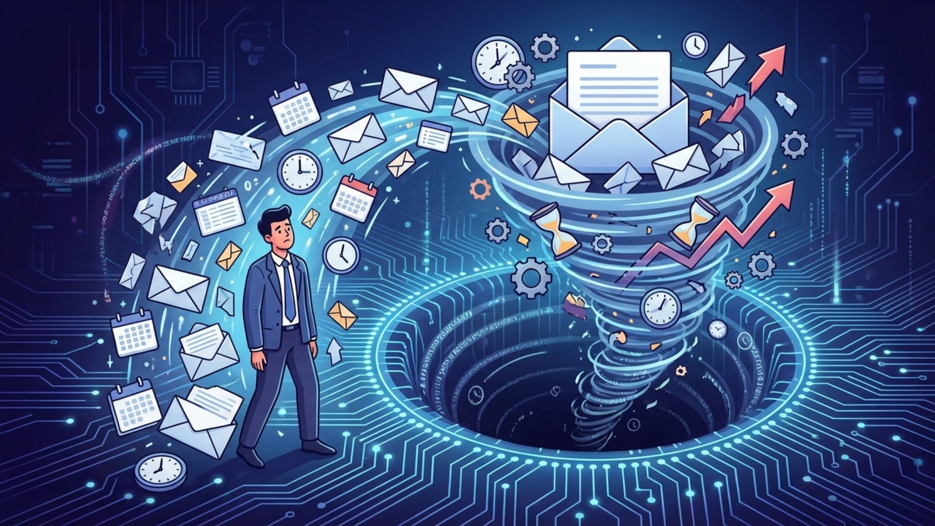 メール業務に潜む非効率と時間的コスト