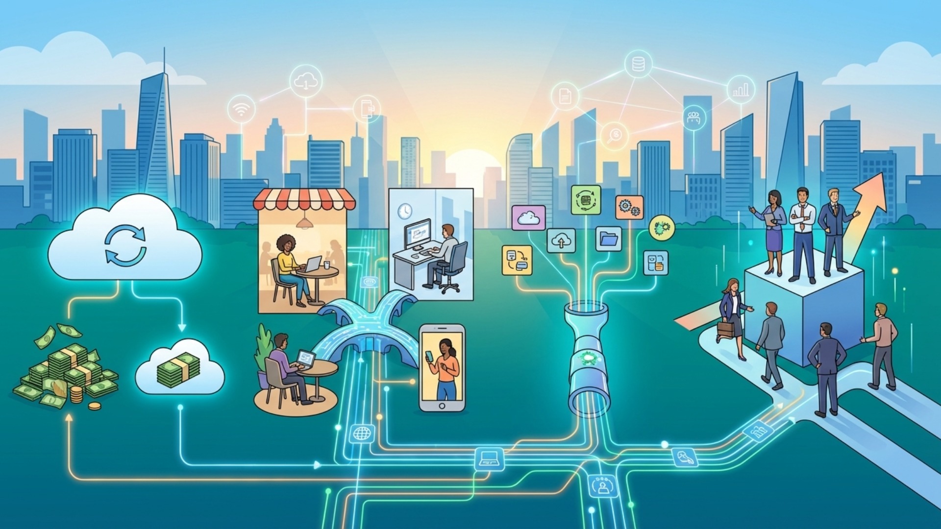 SaaS導入で得られる4つのメリット