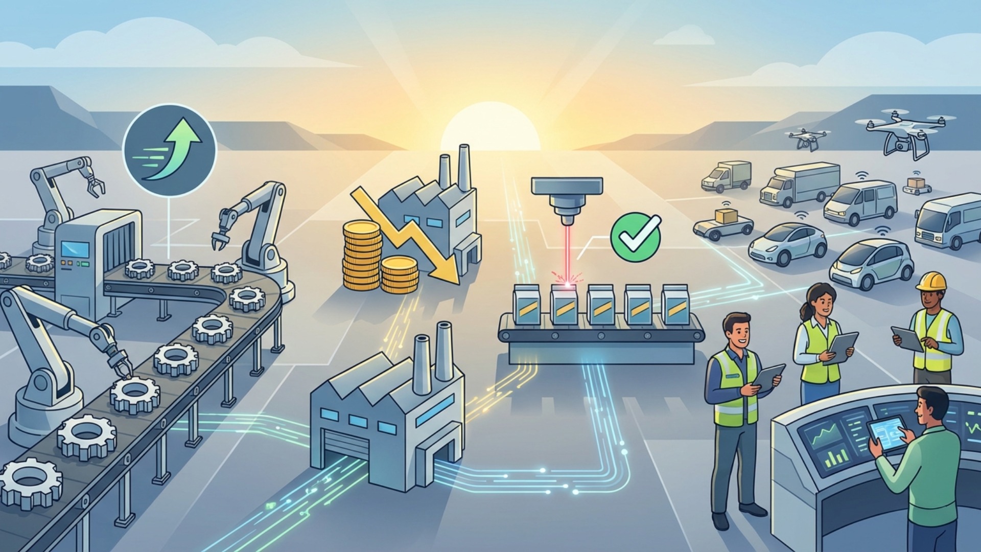 自動化・無人化によって得られる4つの主要メリット