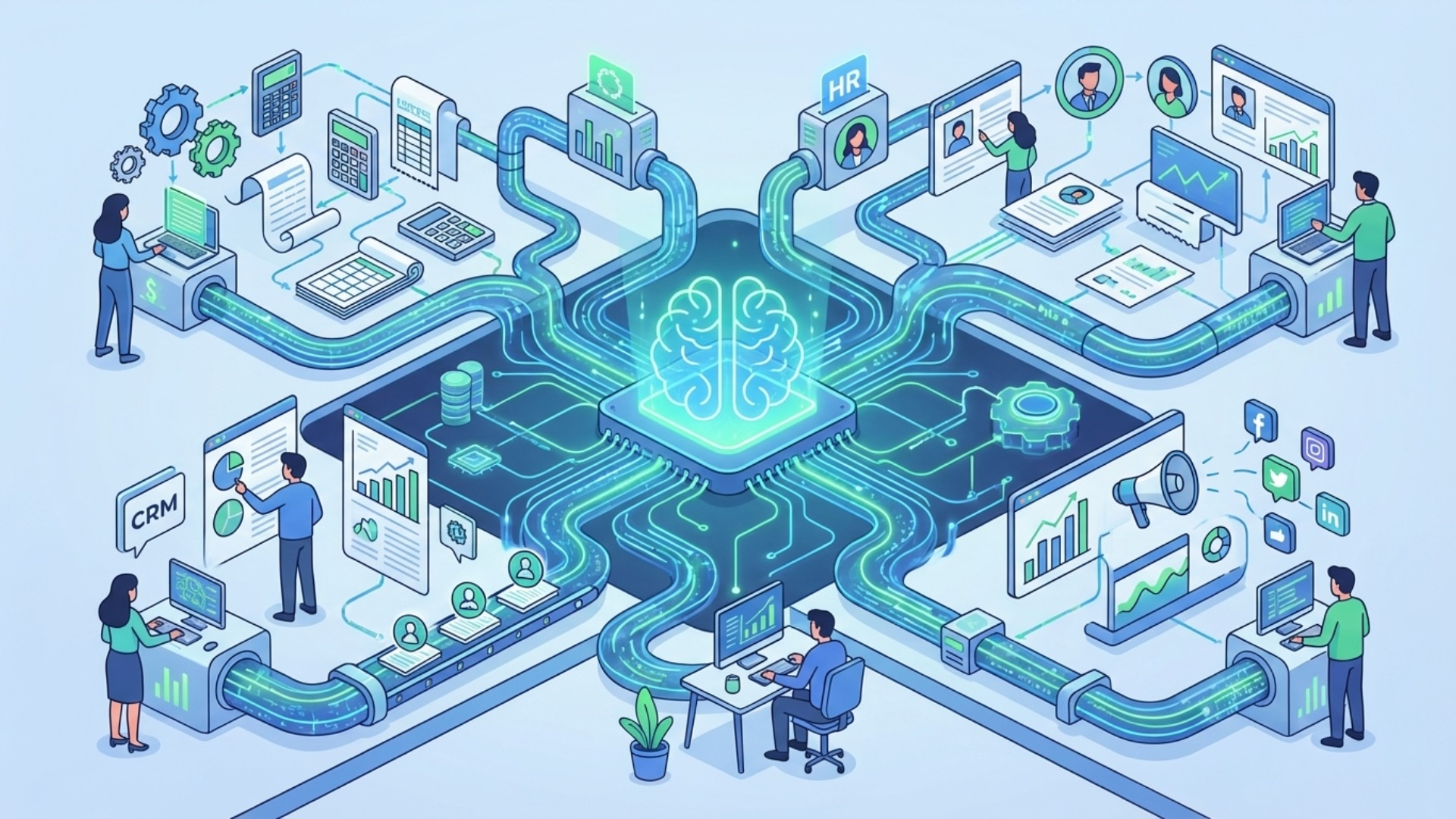 【部門・業務別】RPAで効率化できる業務例