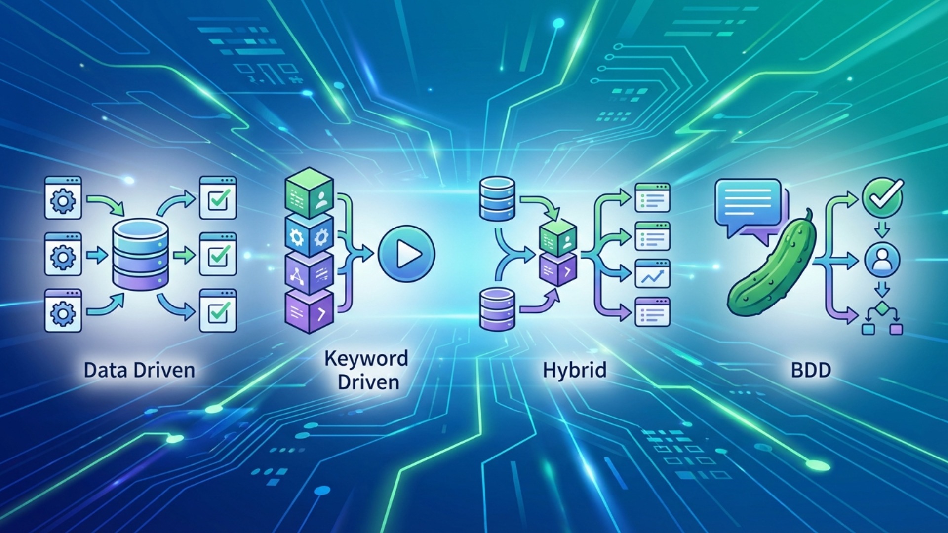 自動化フレームワークの主な種類
