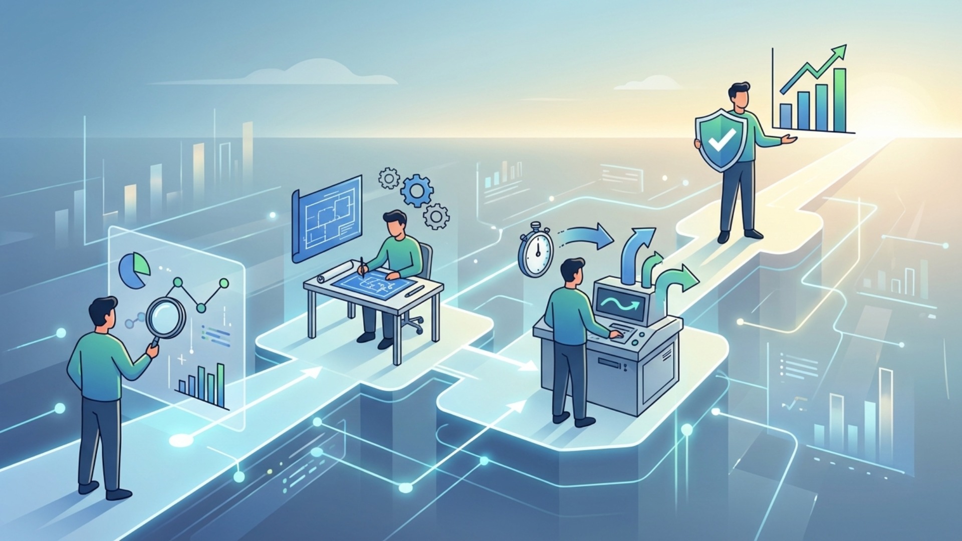 定量評価を用いた業務効率化の進め方4ステップ