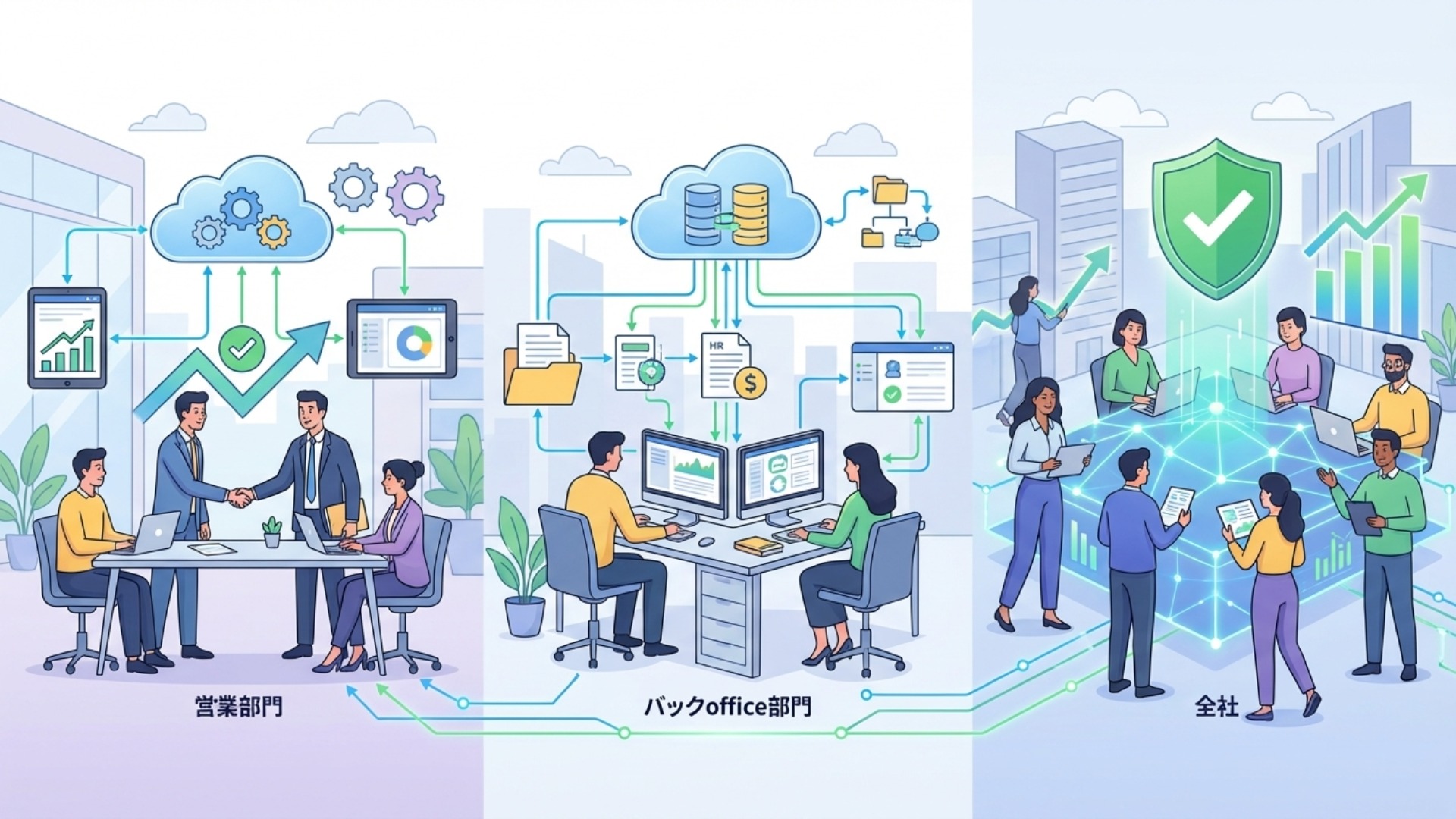 SaaS導入による業務効率化の成功事例