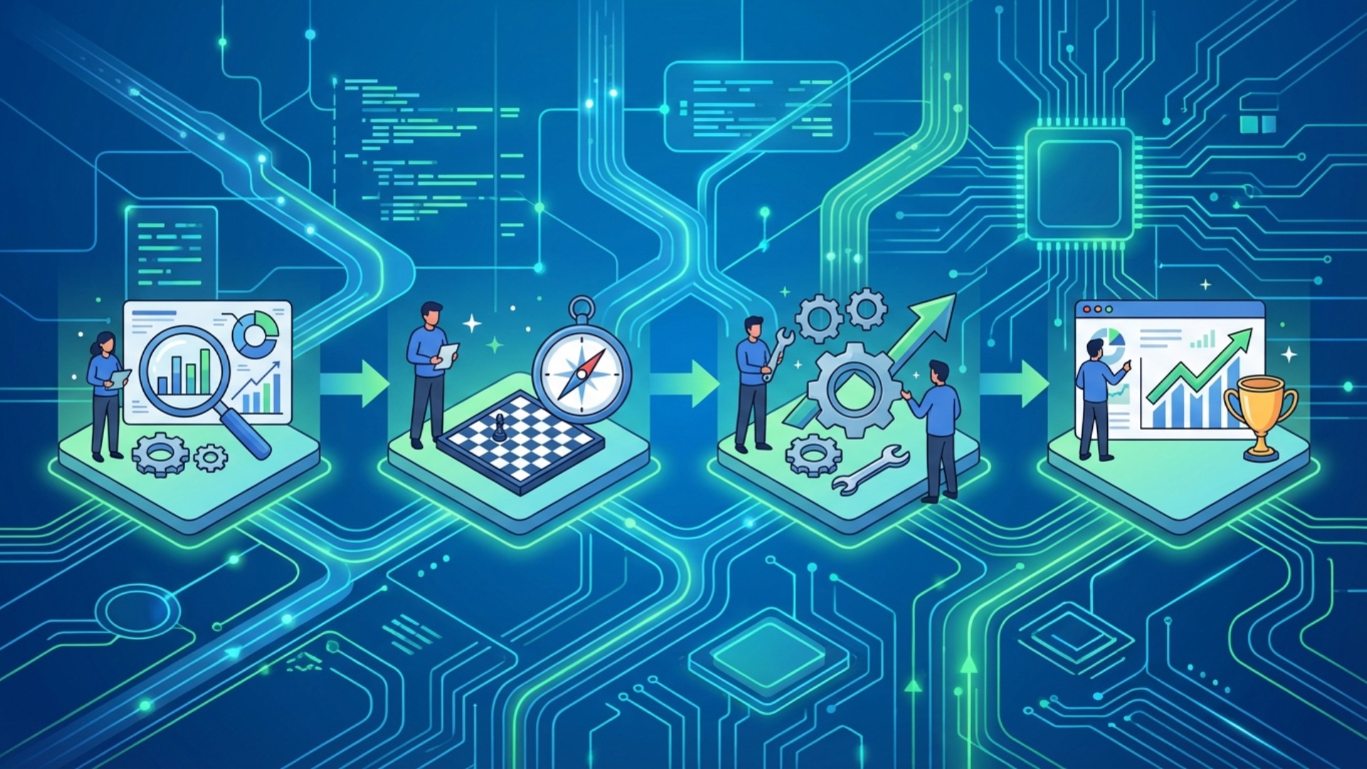 営業DXコンサルティングの一般的な進め方