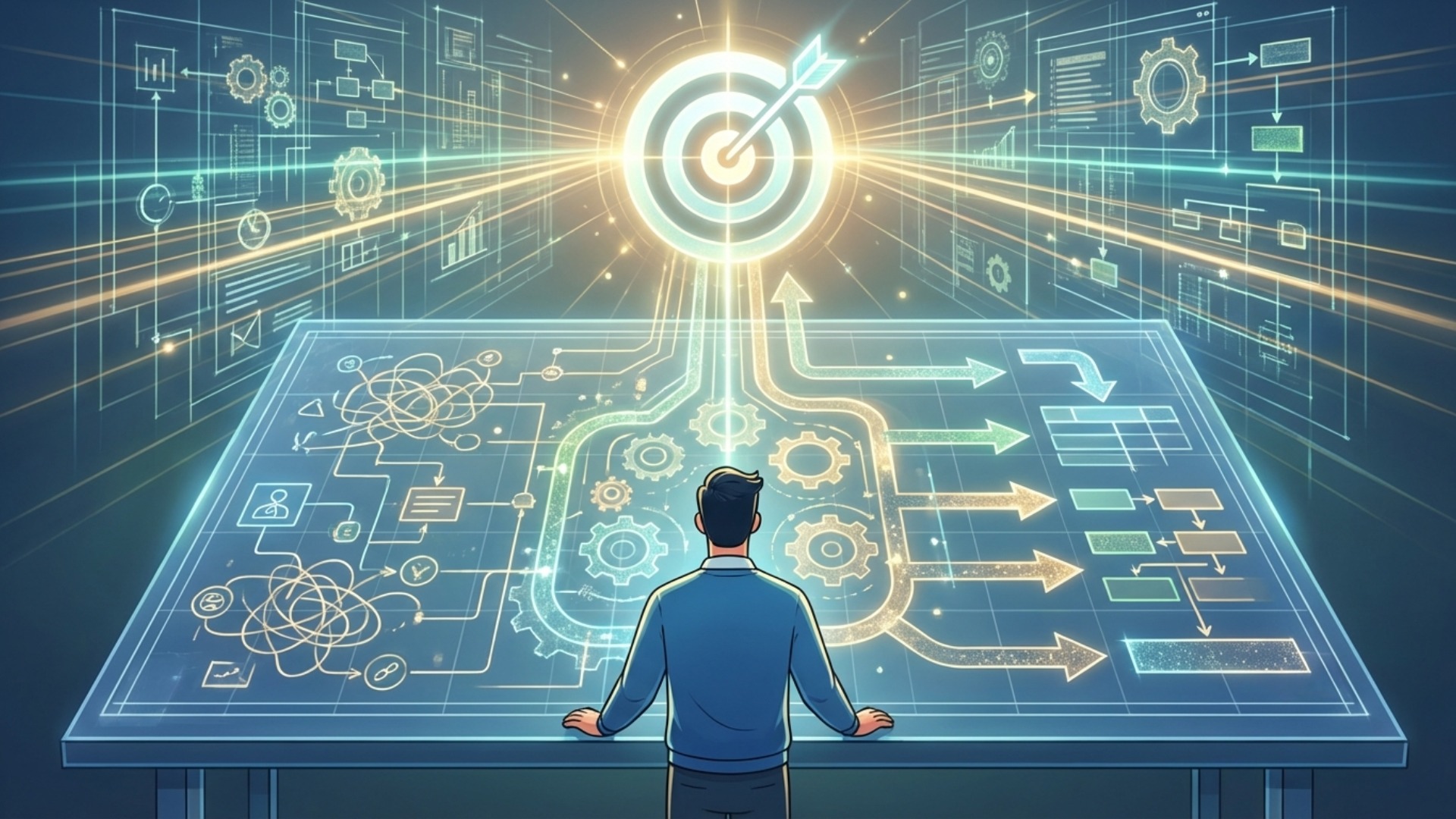 業務効率化の計画フェーズ：現状分析から目標設定まで